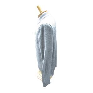 Odin New York sweater men's size large gray grey 4 button long sleeve